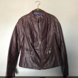 Faux Leather Jacket